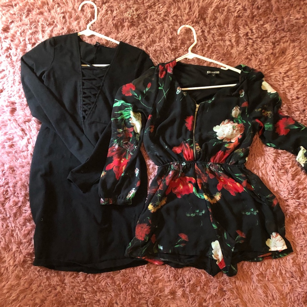 Express combo - xs dress and an xs romper